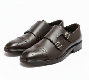 TO BOOT NEW YORK Cap Toe Double Monk Strap Oxford Size 8